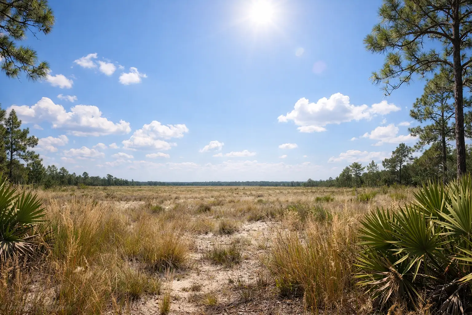 Florida vacant land — scrubland and open acreage
